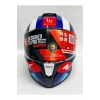 Helmets Targo S Sergio Garcia D7 Şeffaf Vizörlü V-14b Kapalı Kask Parlak Renk