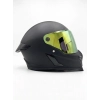 RX MAT SİYAH KASK ŞEFFAF (+1 GOLD ) VİZÖRLÜ