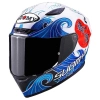 TRACK-1 KASK WAWES BEYAZ CARBON