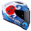 TRACK-1 KASK WAWES BEYAZ CARBON