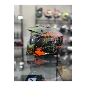 X1-X SEUL WARRİOR ORRANGE KASK MOTOZİLLA