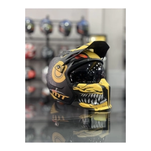 Helmets StreetFighter SV Aztec B3 Matt Sarı/Siyah Kask