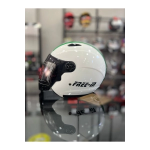 ONE FLAG İTALY YARIM KASK SİYAH VİZÖR motozilla