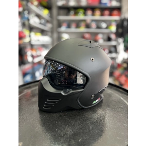 Tokyo Mat Siyah Modular Motosiklet Kaskı Motozilla