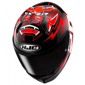 C10 QUADRARO DIABLO MASK ŞEFFAF VİZÖRLÜ