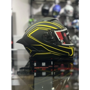 871 Flash Sarı Siyah Kapalı Kask