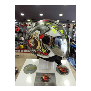 SW765 Mat Wanted Açık Yazlık Kask (GÜNEŞ GÖZLÜKLÜ)