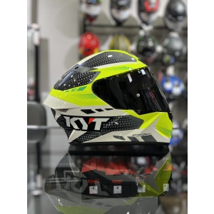 TT-Course Gear Kapalı Kask Siyah Vizörlü (+1 Şeffaf Vizör)