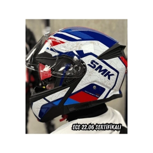 Gullwing Navigator Mavi Çene Açılır Kask (ECE 22.06) (Fit Kalıp)