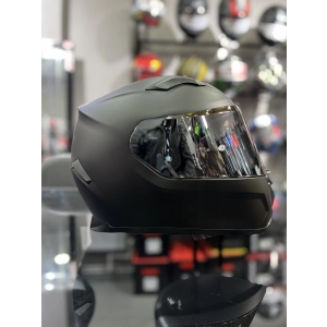 820 Mat Siyah Ayna Vİzörlü Kapalı Kask