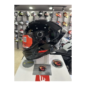 Helmets Thunder 4 Sv Parlak Siyah Motosiklet Kaskı