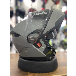 GULLWING MAT GRİ ÇENE AÇILIR KASK