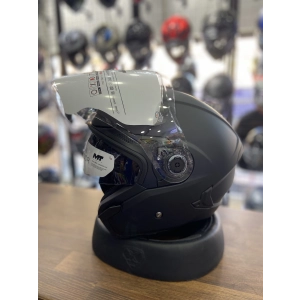 MAT SİYAH YARIM KASK