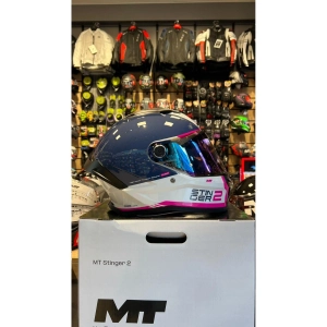 MT KASK FF126 STINGER 2 CORE A8 PARLAK(ŞEFFAF VİZÖRLÜ)