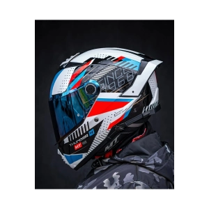 Thunder 4 Sv Luminence A7 parlak kask (şeffaf vizörlü biçimde gönderilecektir)