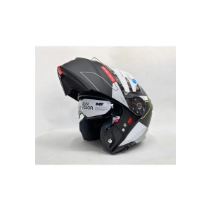 Kask Genesis Talo B2 Mat Çene Açılır Kask Iç Güneş Vizörlü