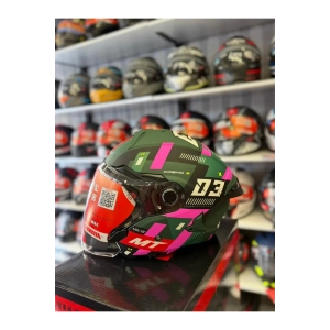KASK MT COSMO SV SERGIO GARCIA D18 MAT PEMBE/YEŞİL