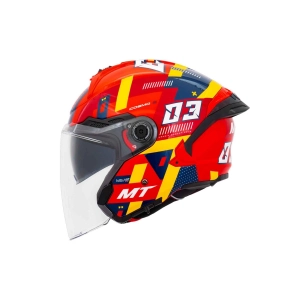Cosmo Sv Sergio Garcia E5 Parlak Açık Kask