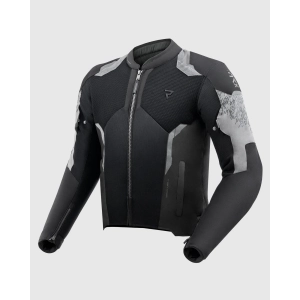 JAX SİYAH GRİ MOTORCU MONTU