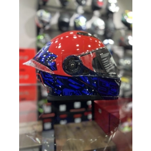 965 Mrc93 Kırmızı Mavi Çene açılır Kask