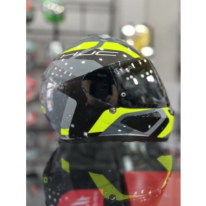 C10 KASK TINS MC3H GRİ KASK ŞEFFAF VİZÖRLÜ