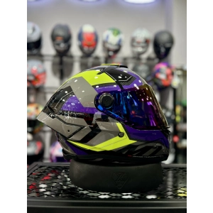 Helmets Thunder 4 Valiant İridyum Vizörlü (+1 Şeffaf Vizör)