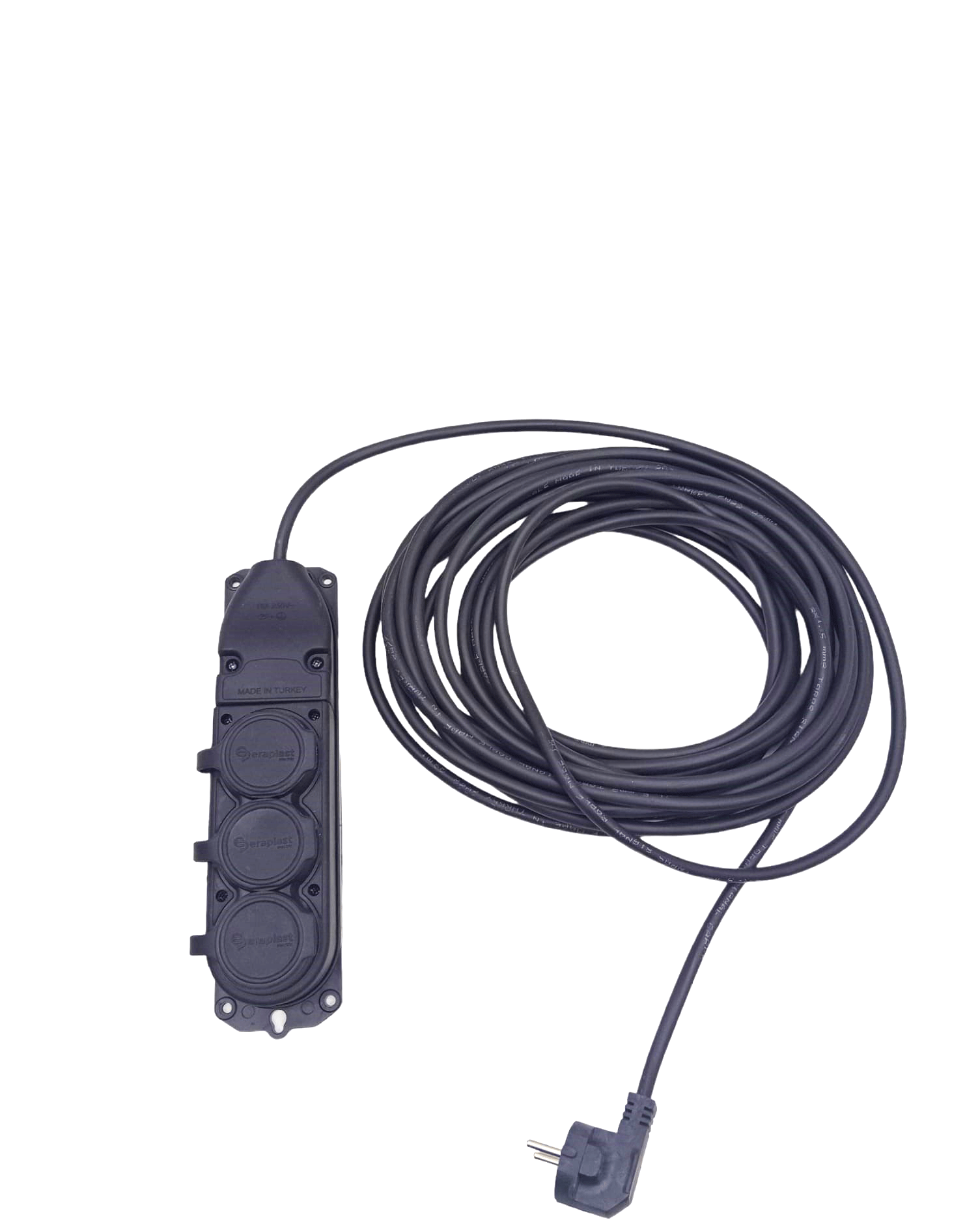 3-WAY 10 M EXTENSION CABLE BAGGED RUBBER PLUG 3X1.5 CCA CABLE (5365)