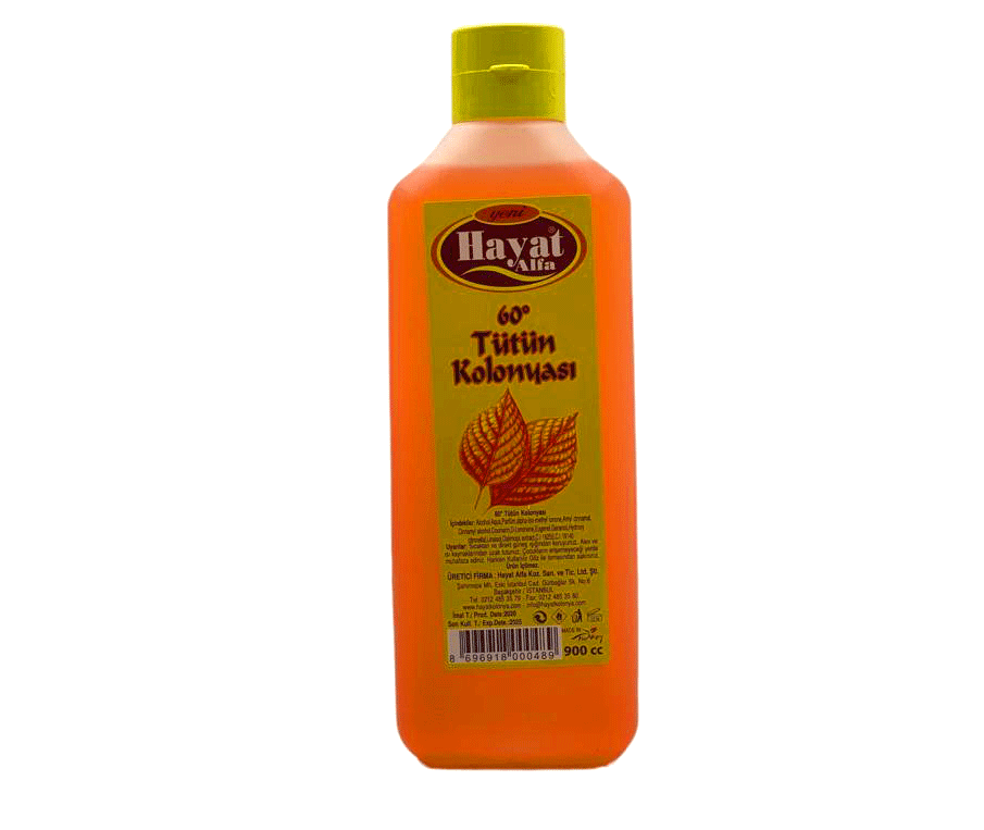 Tütün Kolonyası - 900 ml - 80 Derece