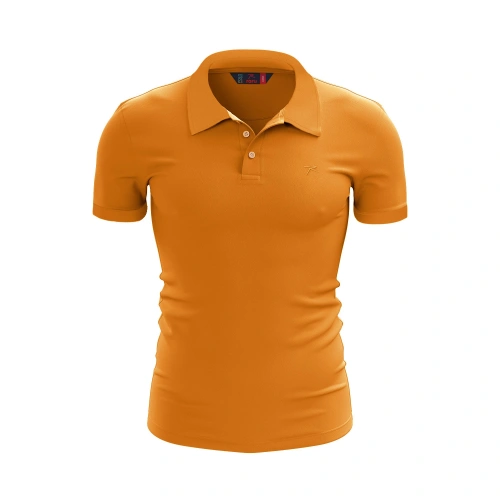 %100 Pamuk Polo T-Shirt IMPERO ORANJ