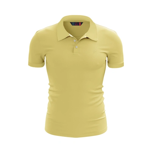 %100 Pamuk Polo T-Shirt IMPERO YEŞİL