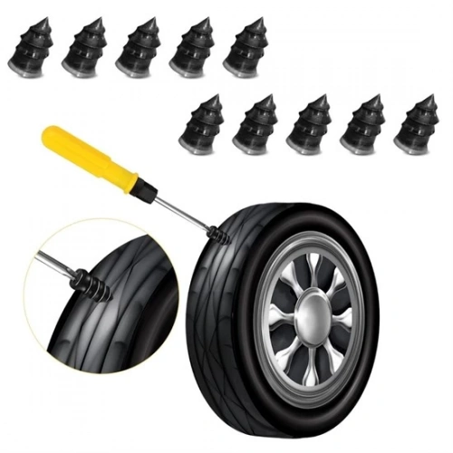 10 Adet Çok Amaçlı Kolay Kullanılabilir Araba Lastiği Tamir Kauçuğu (5365)