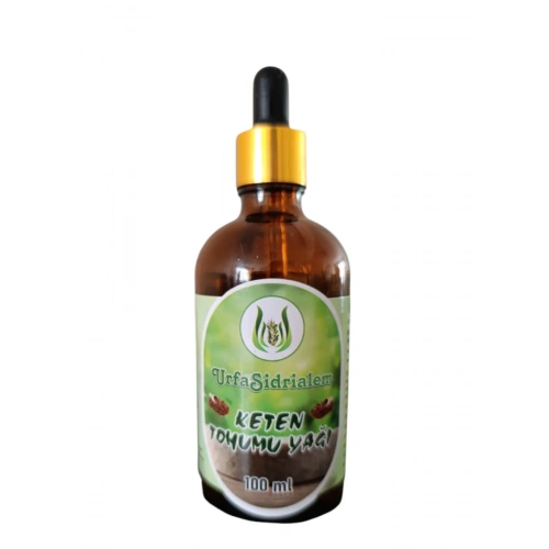 %100 Doğal Soğuk Sıkım Keten Tohumu Yağı – 100 Ml | Bitkisel Cilt Ve Saç Bakım Yağı