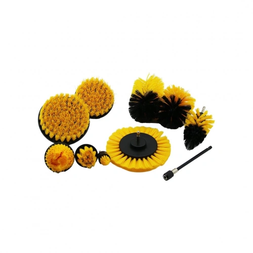 10PCS =9PCS FIRÇA + 1PCS UZATMA APARATI=15CM MATKAP UÇLU FIRÇA SETİ (5365)