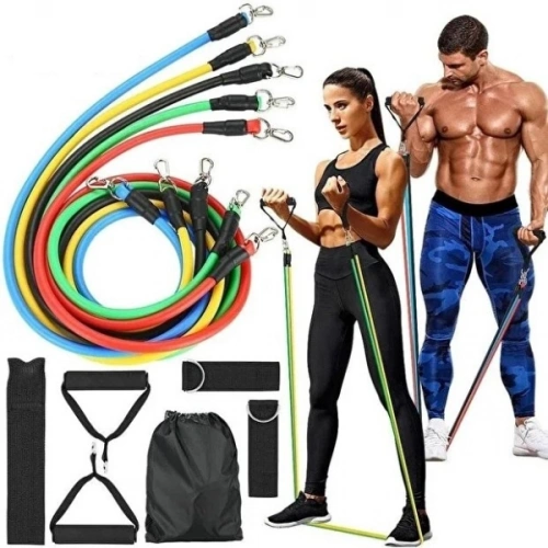 11 Piece Multi-Functional Sports Exercise Band Set