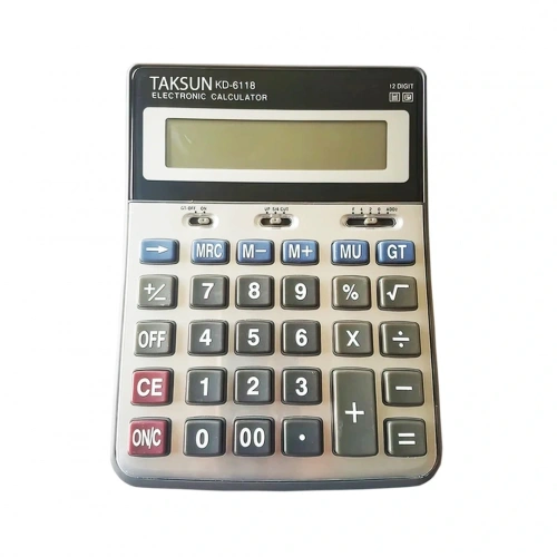 12 HANELİ HESAP MAKİNESİ TS-6118 (5365)