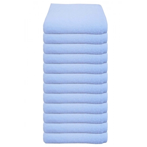 12 Pieces Hotel Type Hand Towel 100% Cotton White 50x90 cm