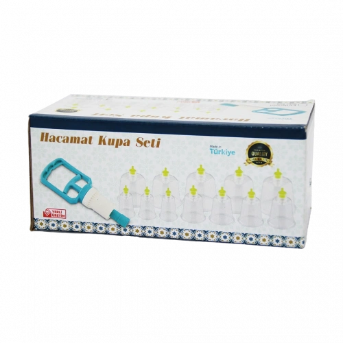 12 PARÇA  HACAMAT KUPA MASAJ SETİ (5365)