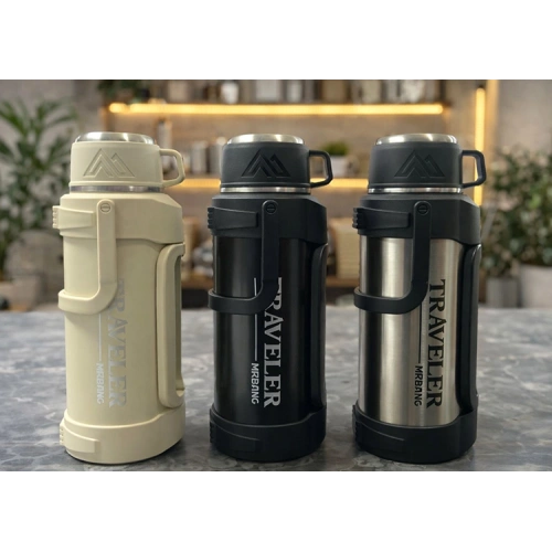 1200 ml Çift Katmanlı Vakumlu Paslanmaz Çelik Termos