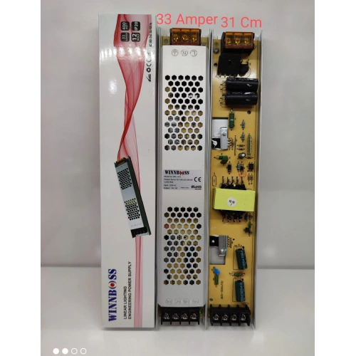 12V-33A-400W-IP20 ULTRA SLİM TRAFO (5365)