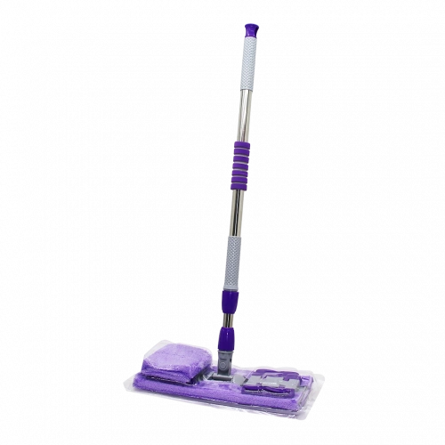 130CM SAPLI 360° DÖNER SAPLI PALET MOP - M.FİBER PASPAS YEDEK BEZLİ DUVAR SİLME MOP (5365)