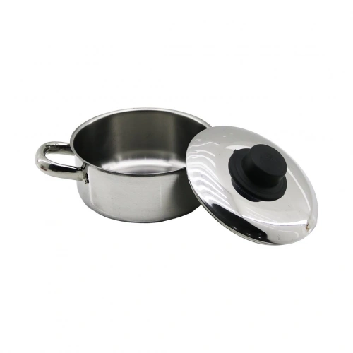 14CM   METAL KAPAK   MİNİ  ÇELİK TENCERE (5365)