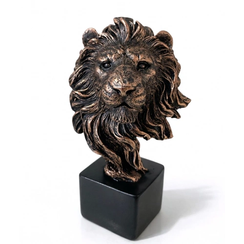 14x9 cm Polyester Aslan Büstü