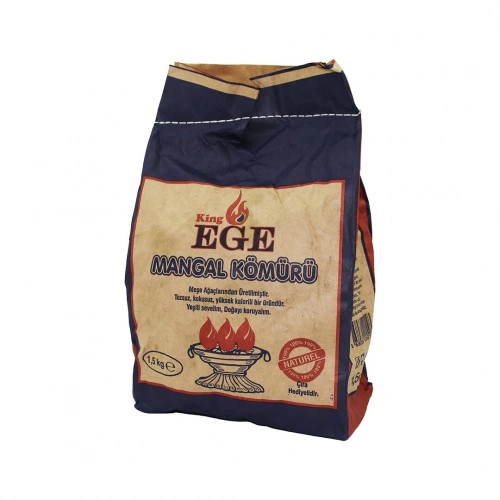 1.5 kg Mangal Kömürü - Çıra Hediyeli - Meşe Kömürü