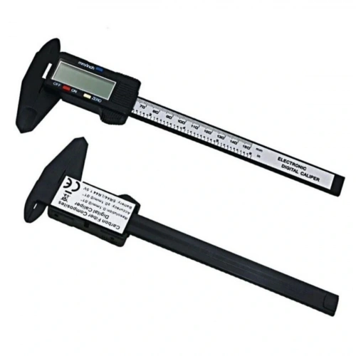 150 Mm Digital Caliper Electronic Fiber Carbon Coated Plastic - Caliper (5365)