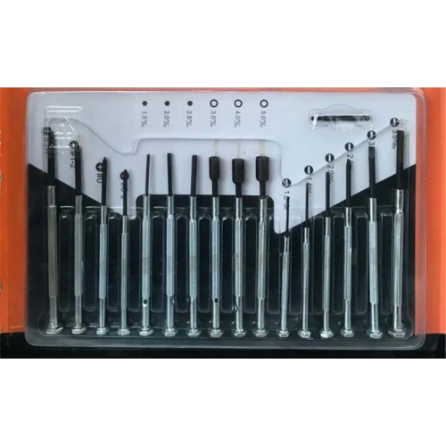 16 Parça Hassas Tornavida Seti Saatçi ve Telefoncu Tornavidası (5365)