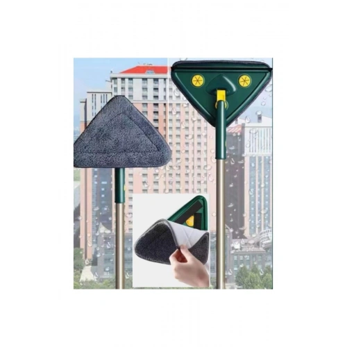 2 Bezli Üçgen Çek Çekli Mop Islak Mendil Uyumlu