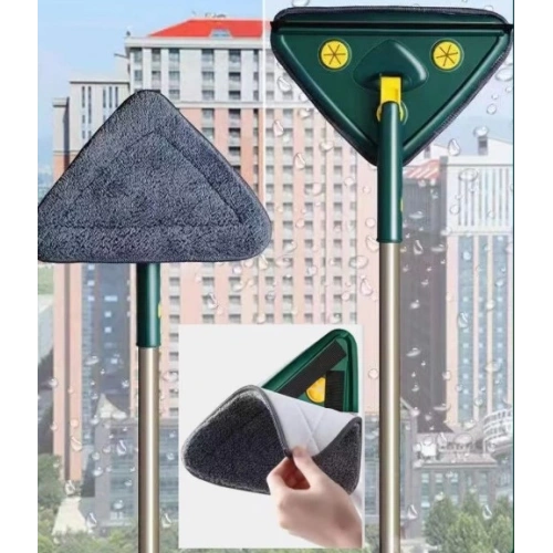 2 Bezli Üçgen Çek Çekli Mop Islak Mendil Uyumlu 150 cm (5365)