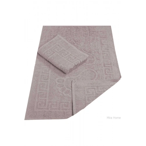 2 Pcs Bathroom Foot Towel 100% Cotton 50X70 Cm Menesch Mürdüm