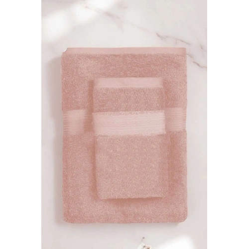 2 Parça Battal Lüks Premium Banyo Spa Havlu Takımı 90x160 Cm Somon