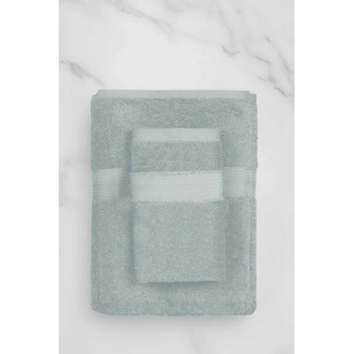 2 Parça Battal Lüks Premium Banyo Spa Havlu Takımı 90x170 Cm Açık Gri